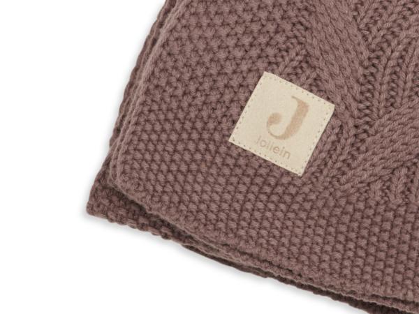 Jollein Deken spring knit - chestnut - Afbeelding 3