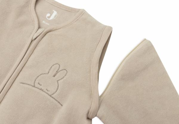 Jollein Baby Slaapzak Met Afritsbare Mouw  sleepy miffy terry - nougat - Afbeelding 5