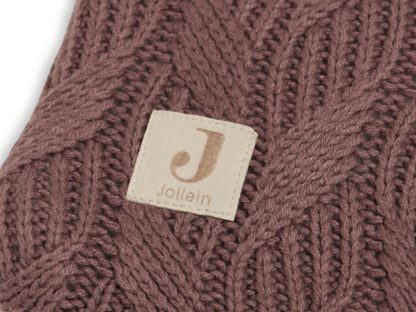 Jollein Aankleedkussenhoes 75x85cm Spring Knit Chestnut - Afbeelding 3