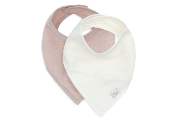 Jollein Slab Bandana Hydrofiel - Wild Rose/Oatmeal - 2 Stuks